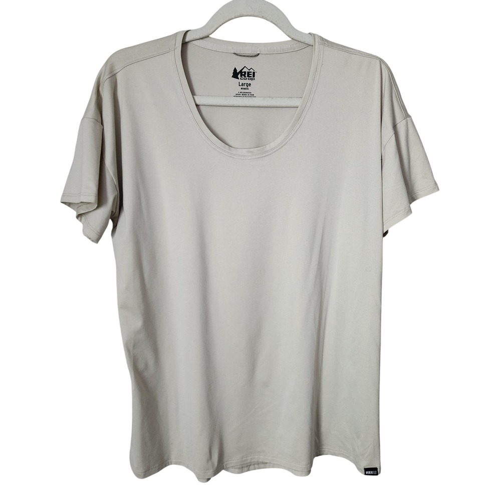 REI CO-OP short sleeve everyday base layer tee in oat size L